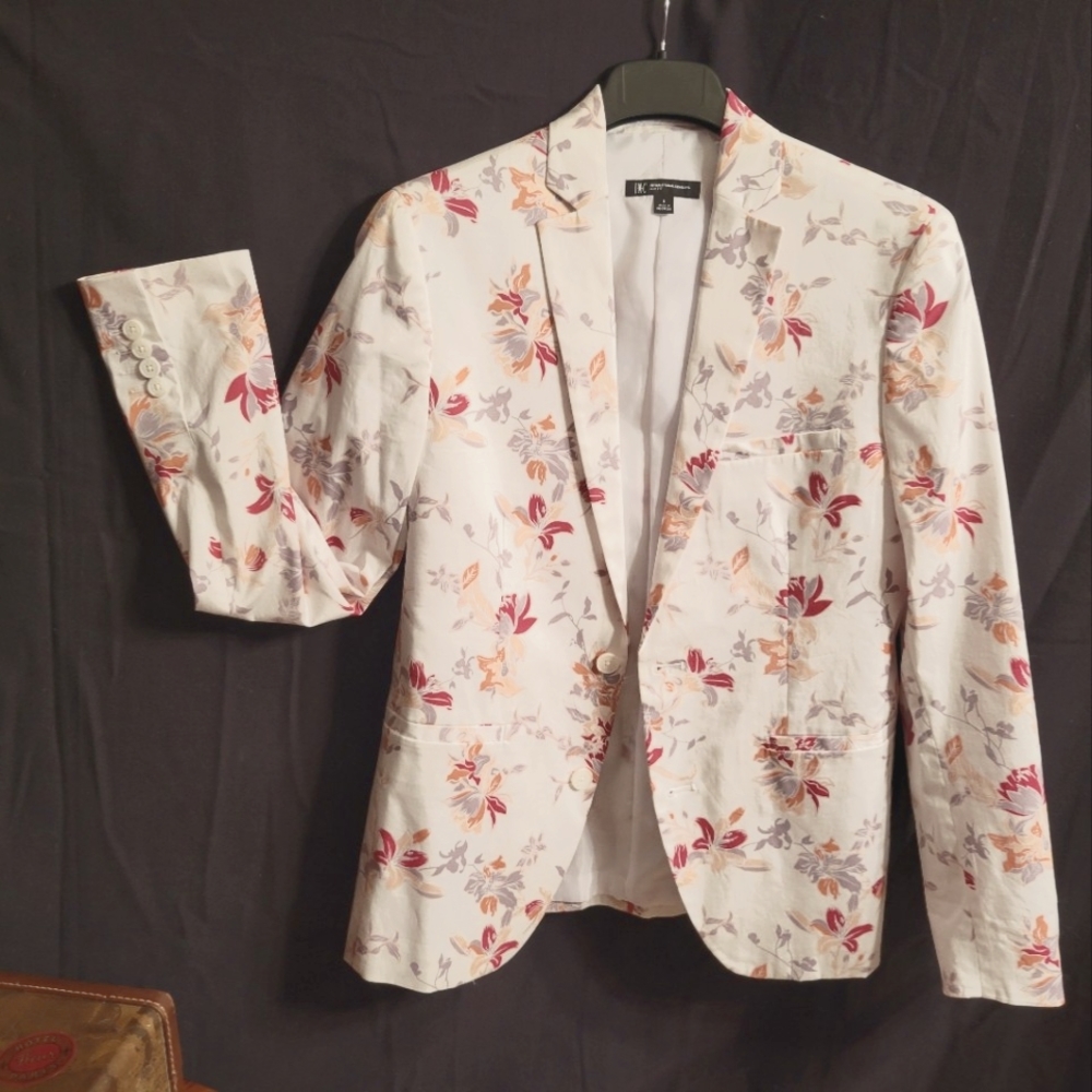 INC Men's Floral Suit Jacket, Slim Fit